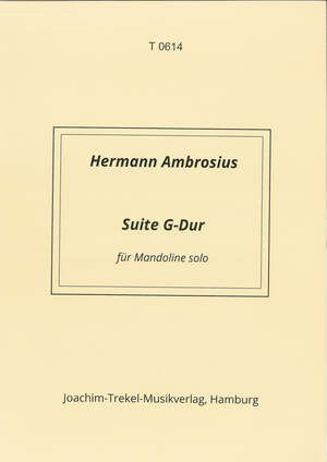 Ambrosius,Hermann「Suite G-Dur」