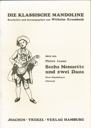 Leone,Pietro�@ ���I�[�l�uSechs Menuette und zwei Duos�v